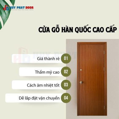 CẬP NHẬT BÁO GIÁ CỬA GỖ CHỊU NƯỚC HUYPHATDOOR MỚI NHẤT NĂM 2025
